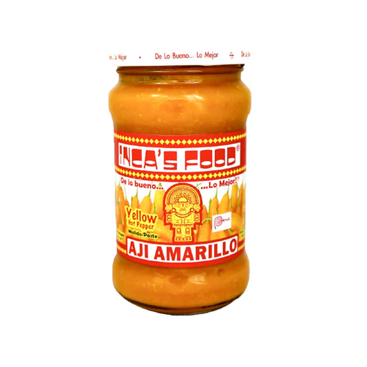 Inca's Food Yellow Pepper Hot Sauce (Aji Amarillo) 10.5oz