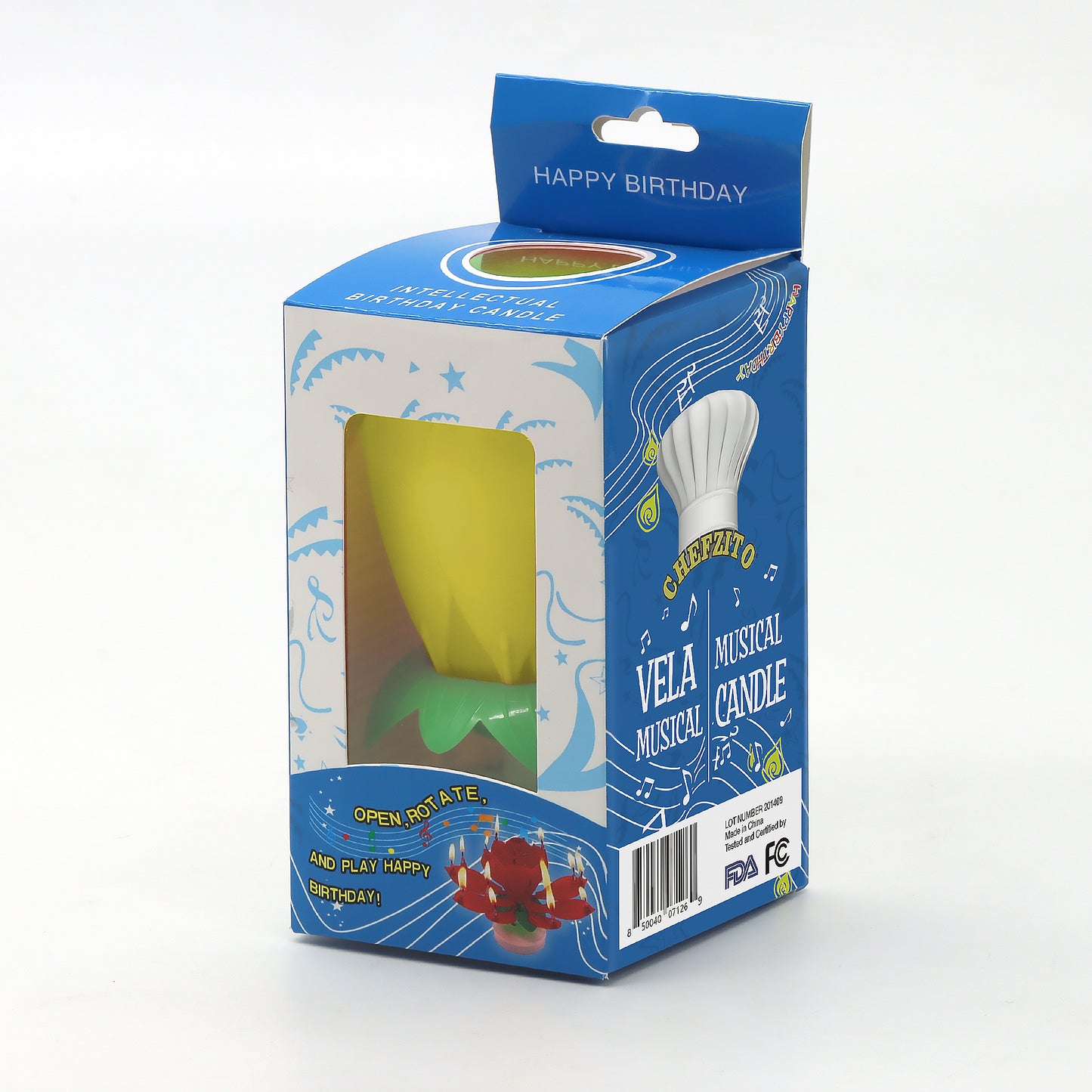 Chefzito Magic Flower Birthday Candle