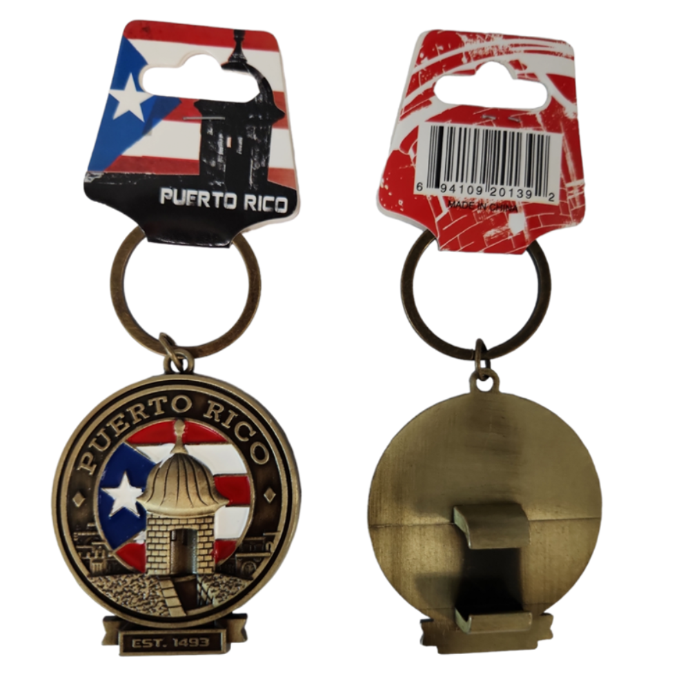 Puerto Rico Keychains Die Cut Keychains Clear Keychains Puerto