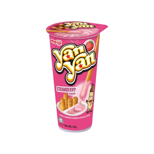 Yan Yan Strawberry 2.1oz - Delight in the Sweet Harmony of Biscuit Sticks  and Strawberry Cream – Futuro Foods