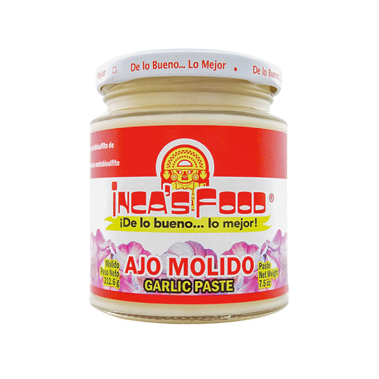 Inca's Food Garlic Paste (Ajo Molido) 7.5oz