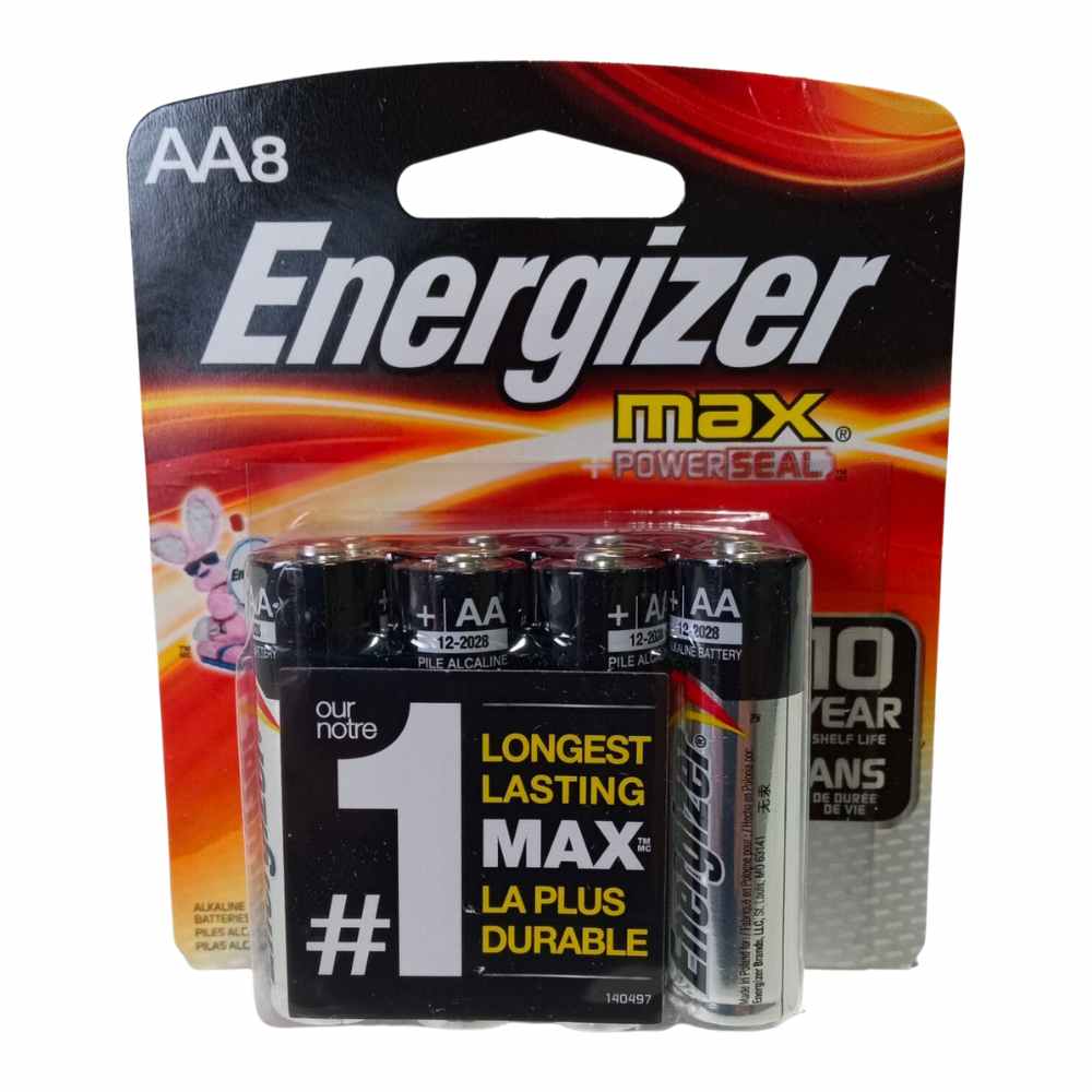 Energizer MAX AA Batteries 8-Pack