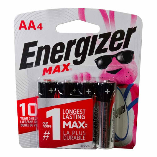 Energizer MAX AA Batteries 4-Pack