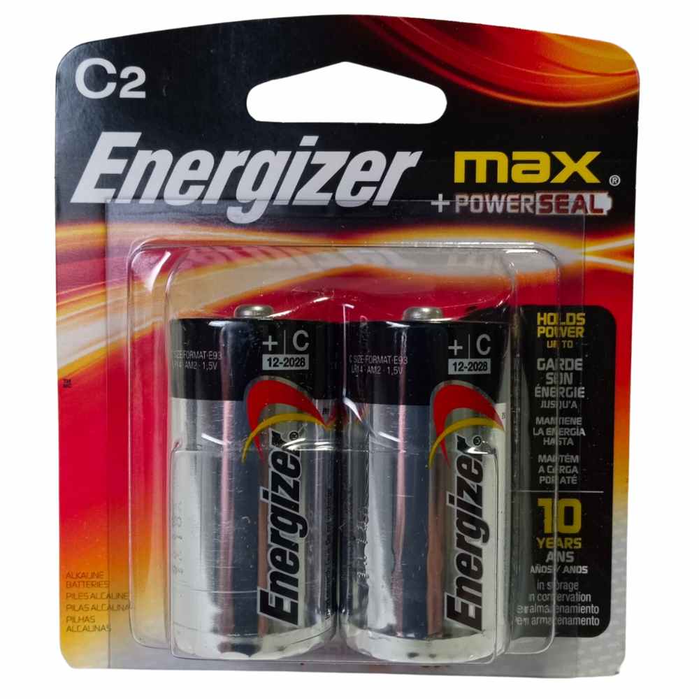 Energizer MAX C Batteries 2-Pack
