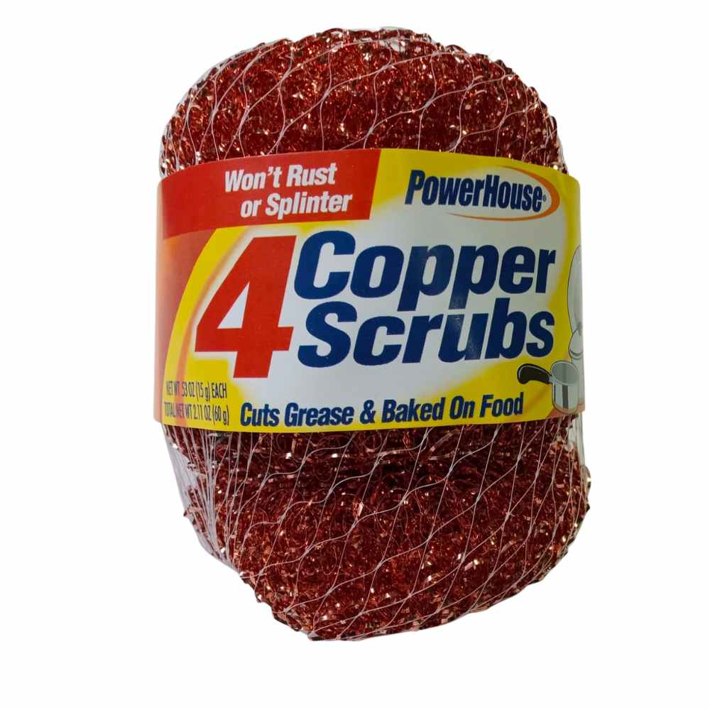 PowerHouse Copper Scrubber 4-Pack