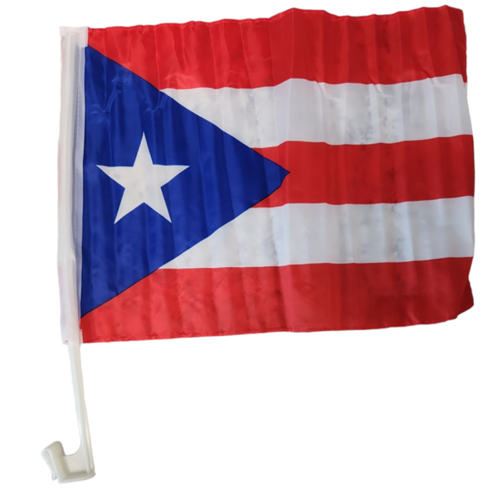 Window Puerto Rico Flag