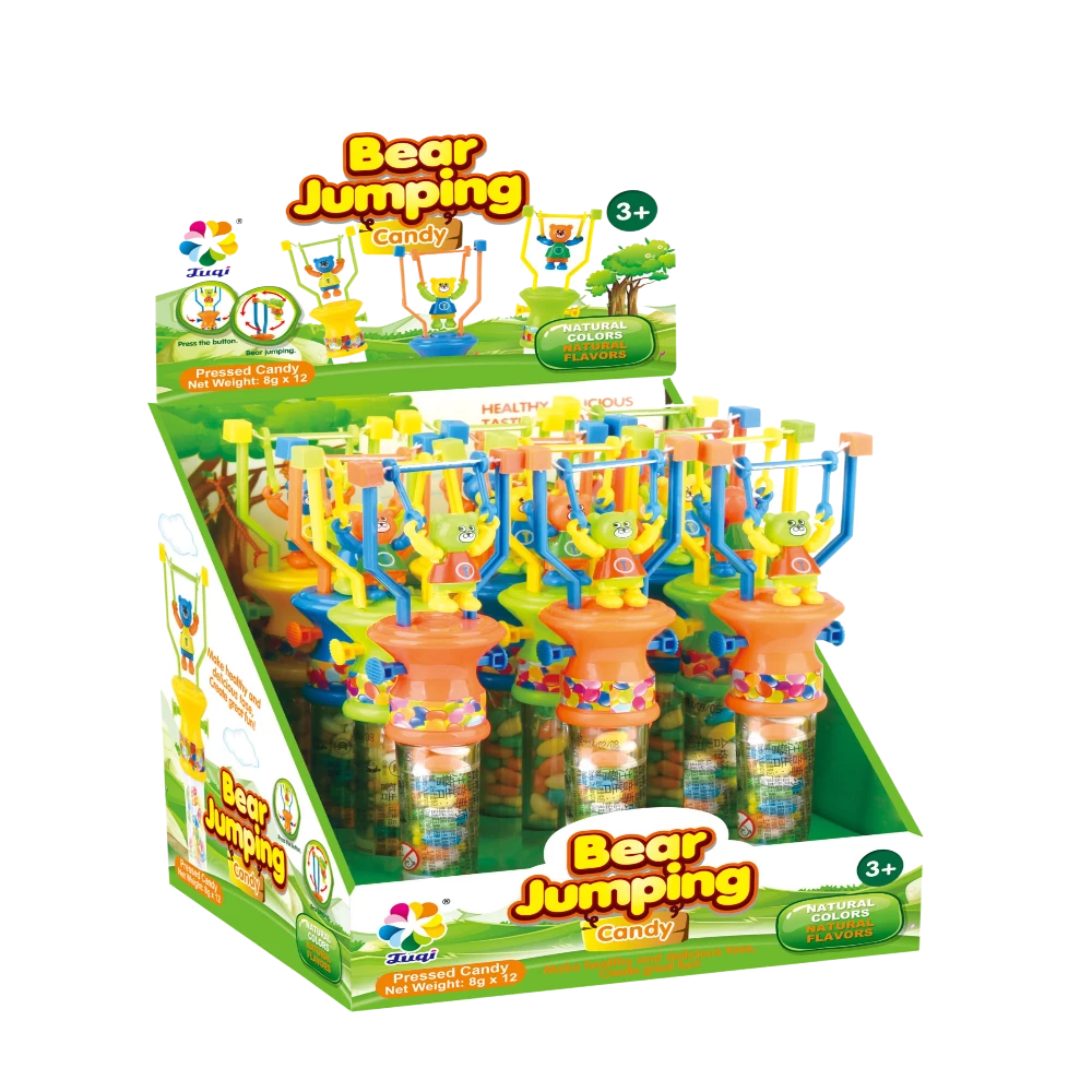 Juqi Jumping Bear Toy Candy