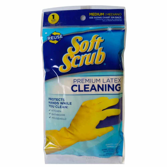 Soft Scrub Premium Latex Gloves Medium