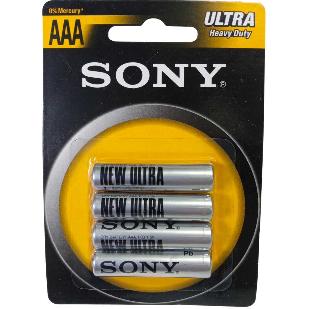 Sony AAA Bateries 4-Pack