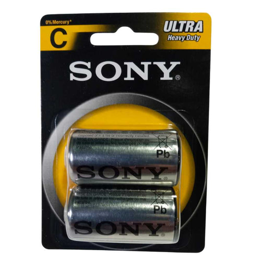 Sony Ultra Heavy Duty C Batteries 2-Pack